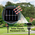 Solar Panel Landscape Vintage LED Garden Lights